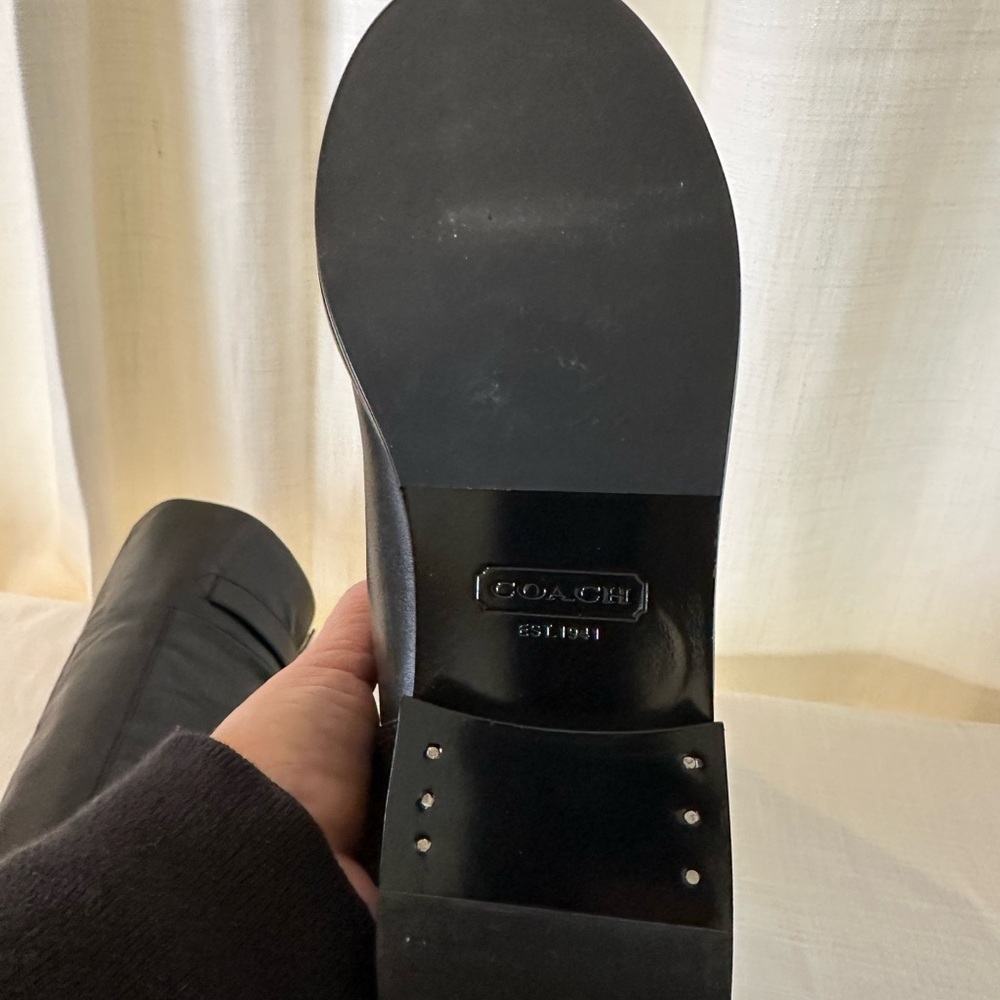 Coach Leather Joele Boots Size 8 - Picture 6 of 8